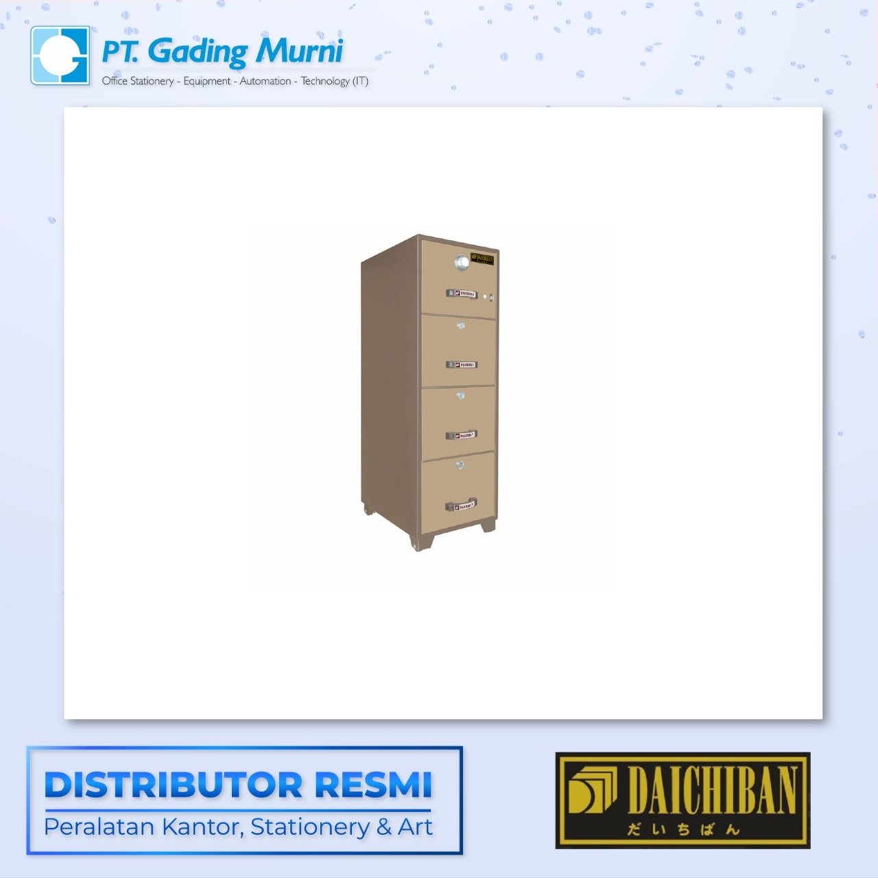 DAICHIBAN FIRE RESISITANT FILLING CABINET FRC-4D