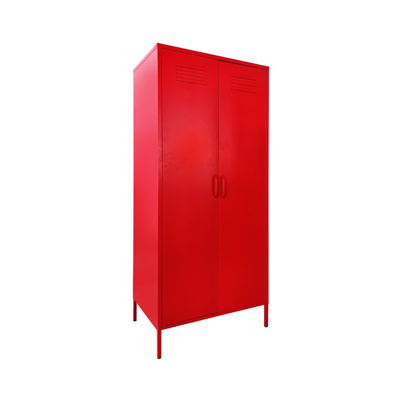 TIGER ALMARI HM-A17-1 2 PINTU AYUN #3020 RED 