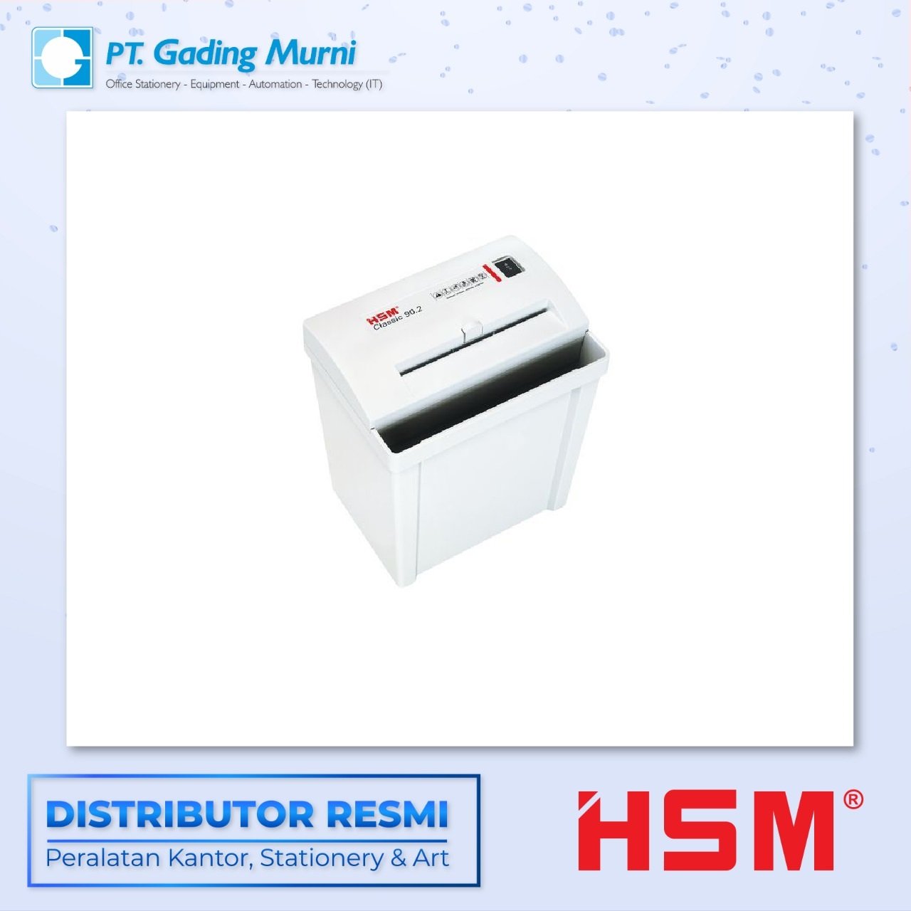 HSM 90.2 CROSS CUT 4 X 25 MM PENGHANCUR KERTAS