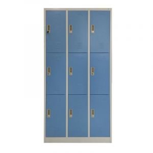 TIGER LOCKER 9 PINTU CC-C9T LK 0609108 BIRU PUTIH
