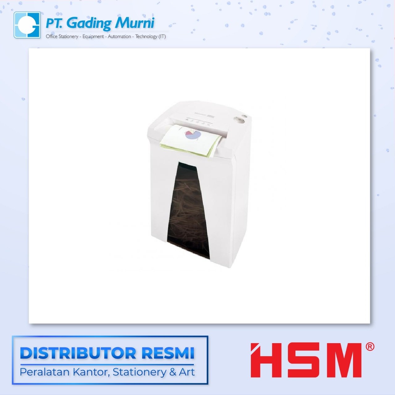 HSM SECURIO B24 CROSS CUT 1.9 X 15 MM PENGHANCUR KERTAS