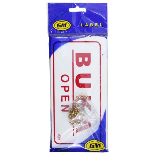 LABEL MEDIUM BUKA/TUTUP (C/O) GM