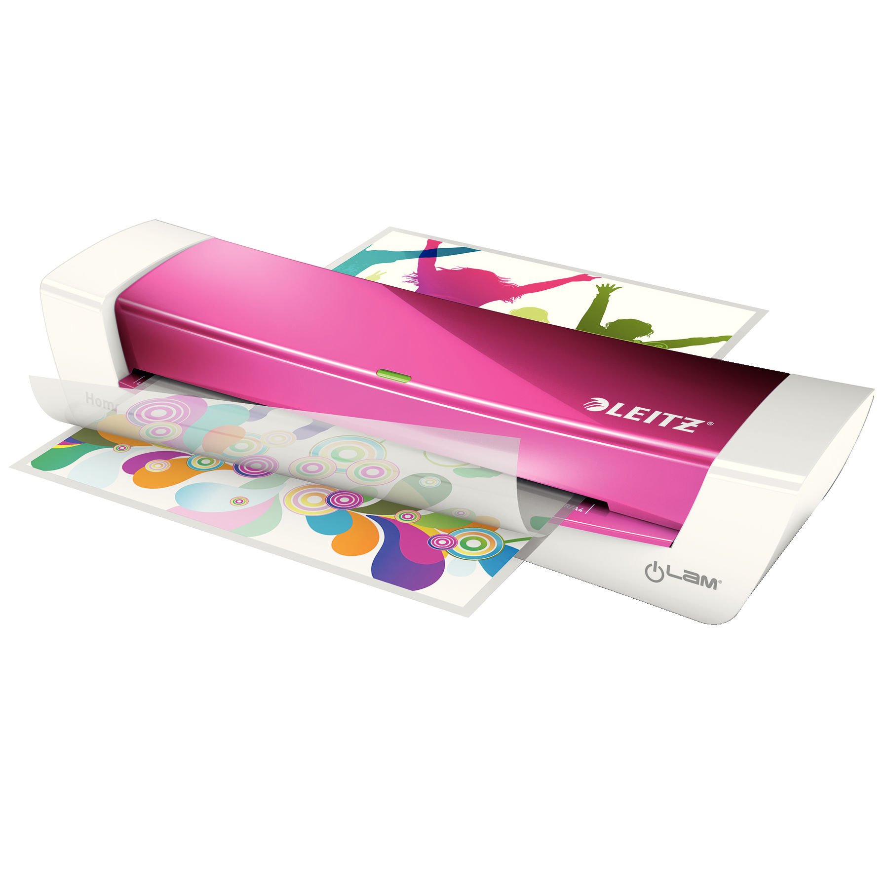  MESIN LAMINATING LEITZ ILAM HOME OFFICE A4 PINK